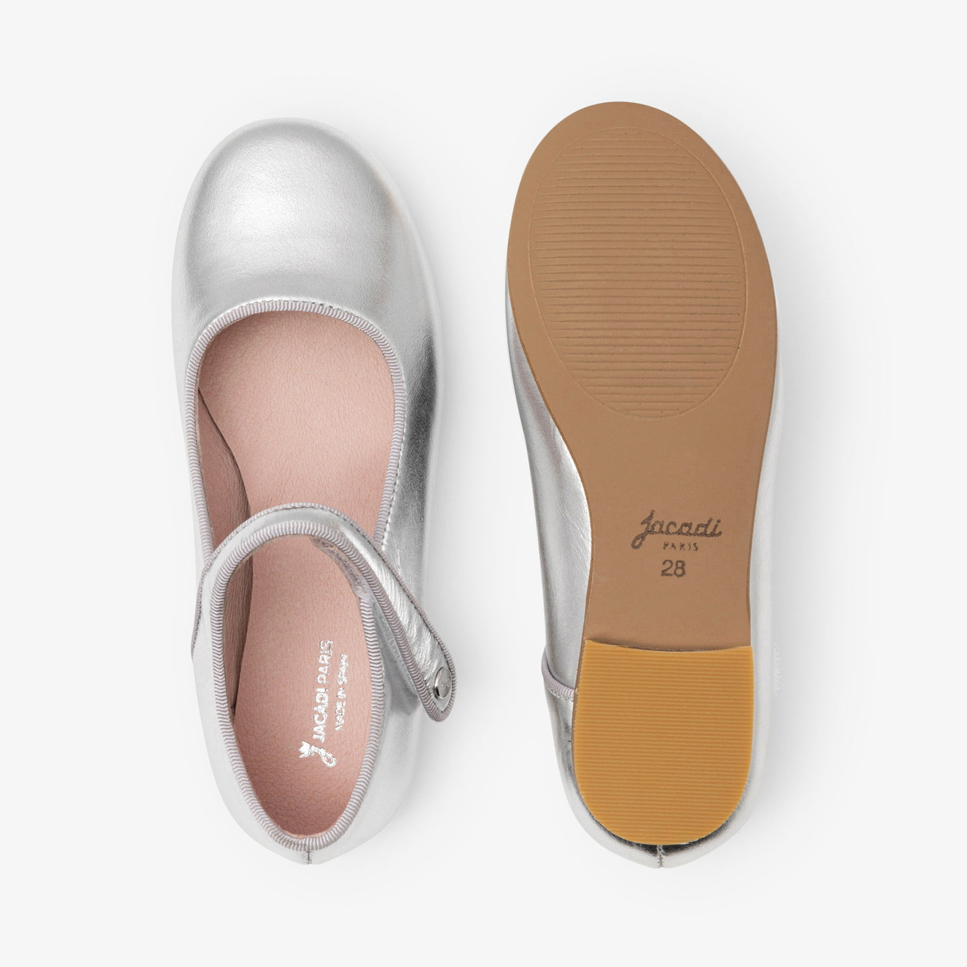 Girl glazed leather Mary Janes