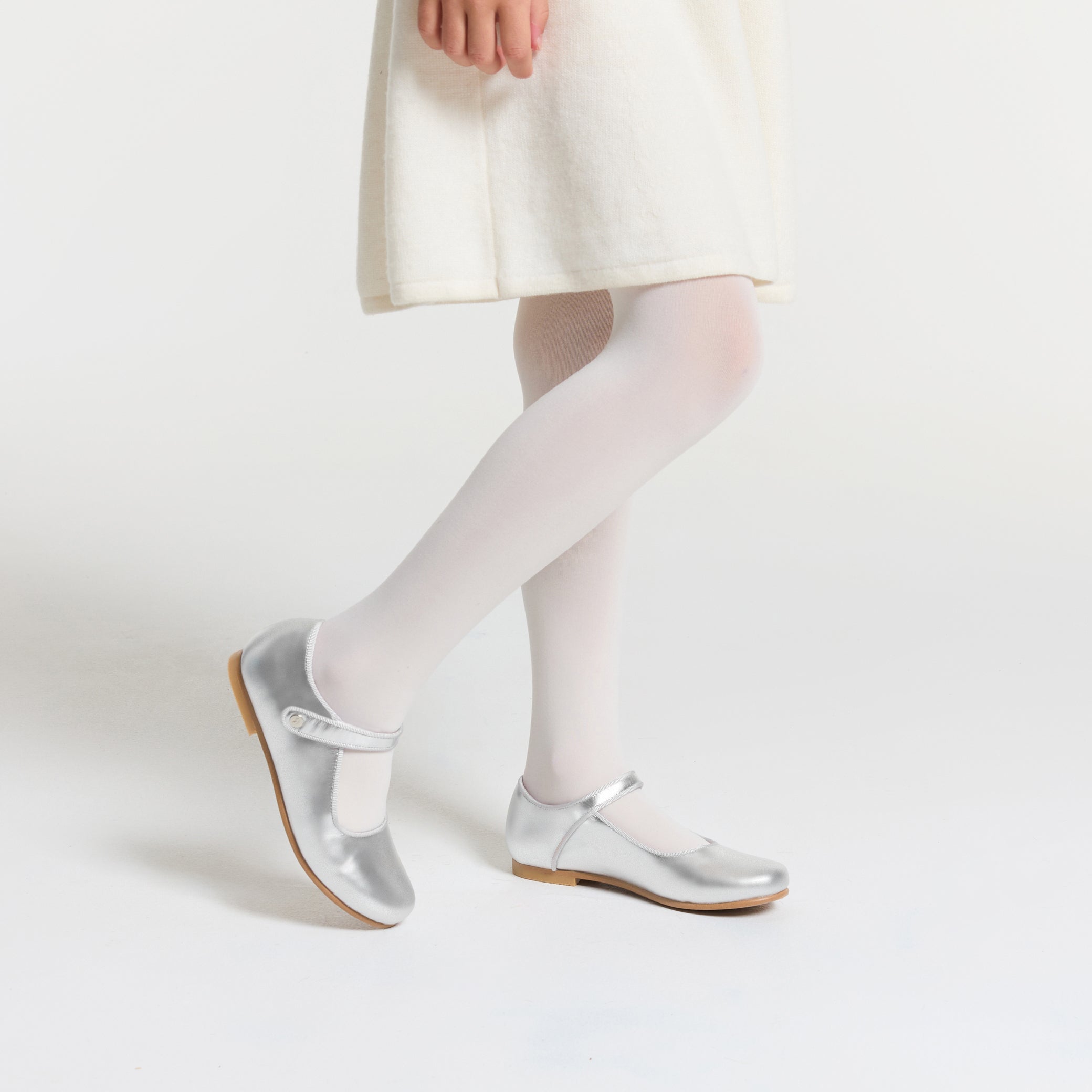 Girl glazed leather Mary Janes