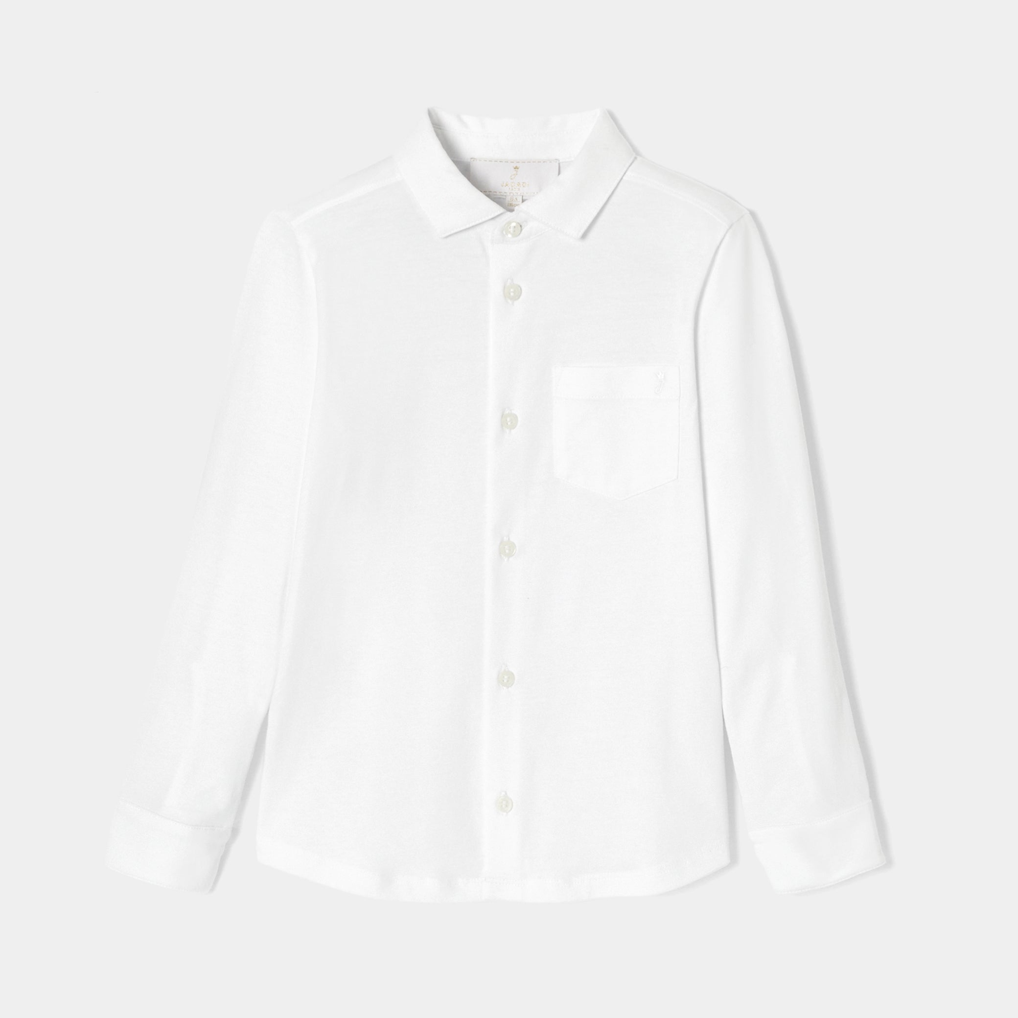 Boy shirt in mercerised cotton