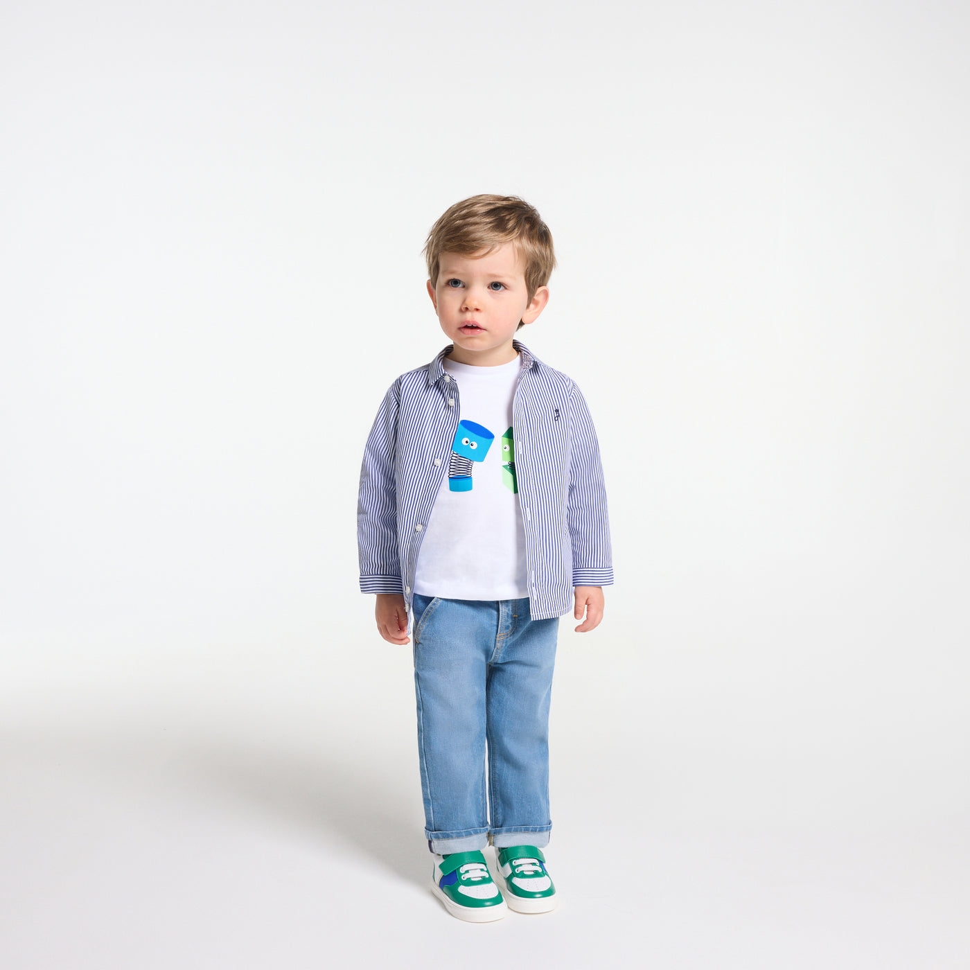 Baby boy striped shirt