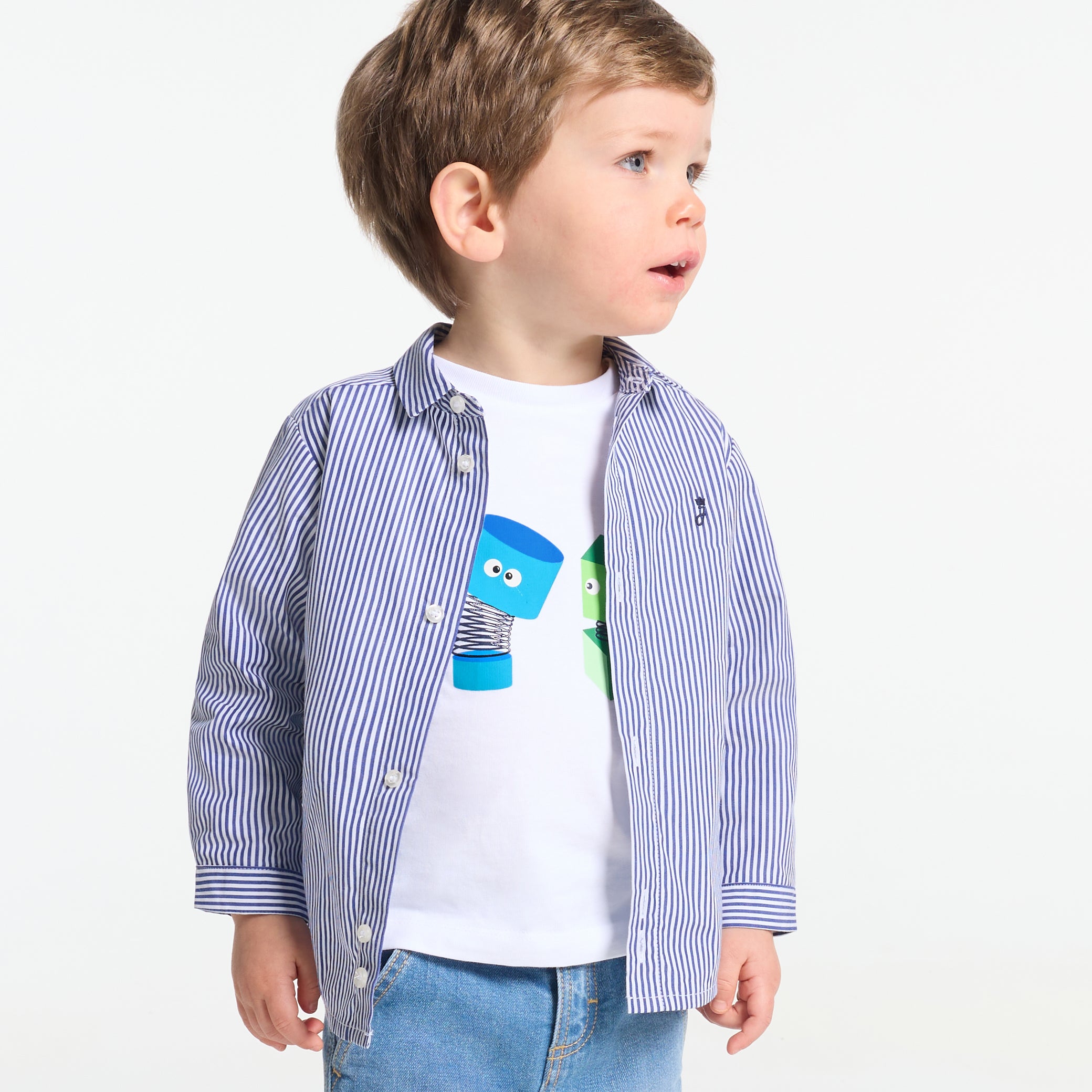 Baby boy striped shirt