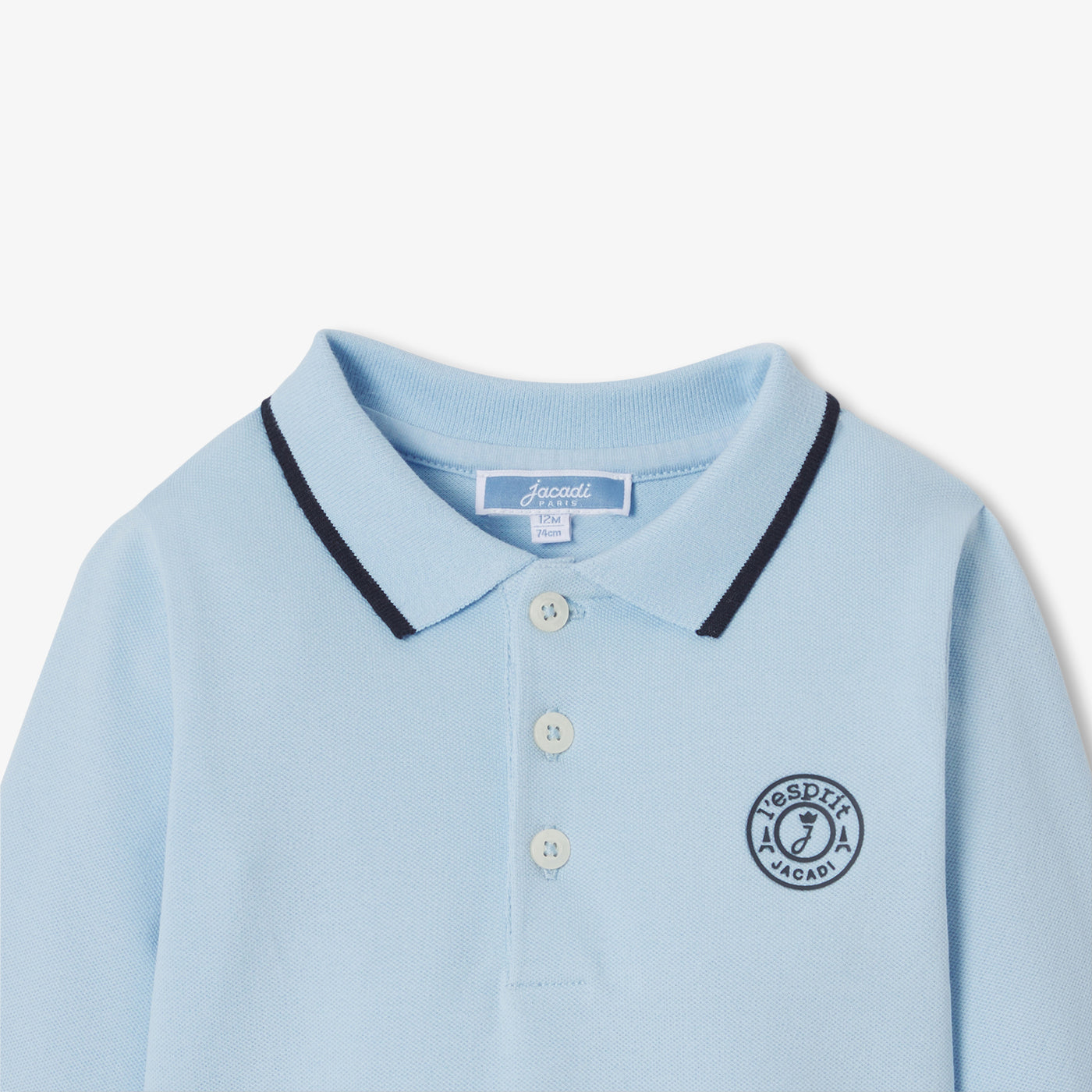 Baby boy polo bodysuit