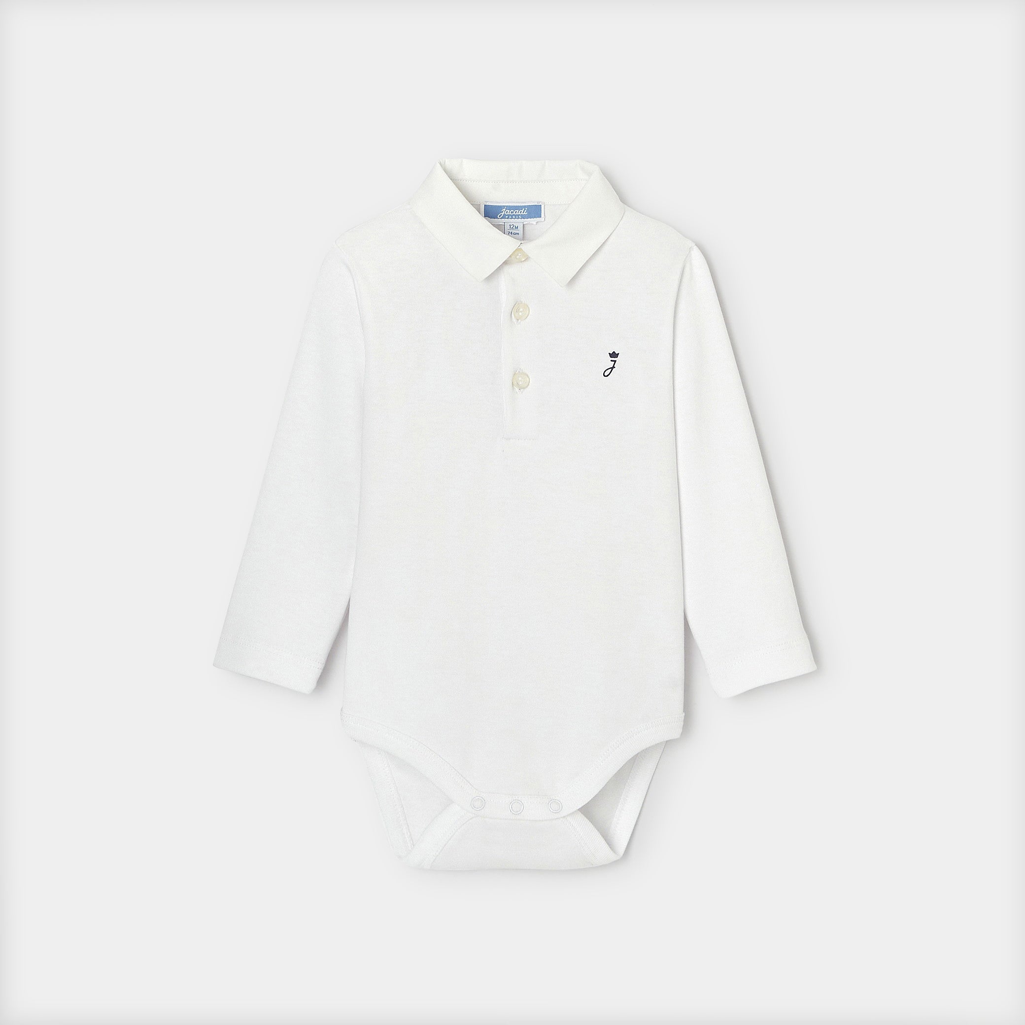 Baby boy Oxford collar bodysuit