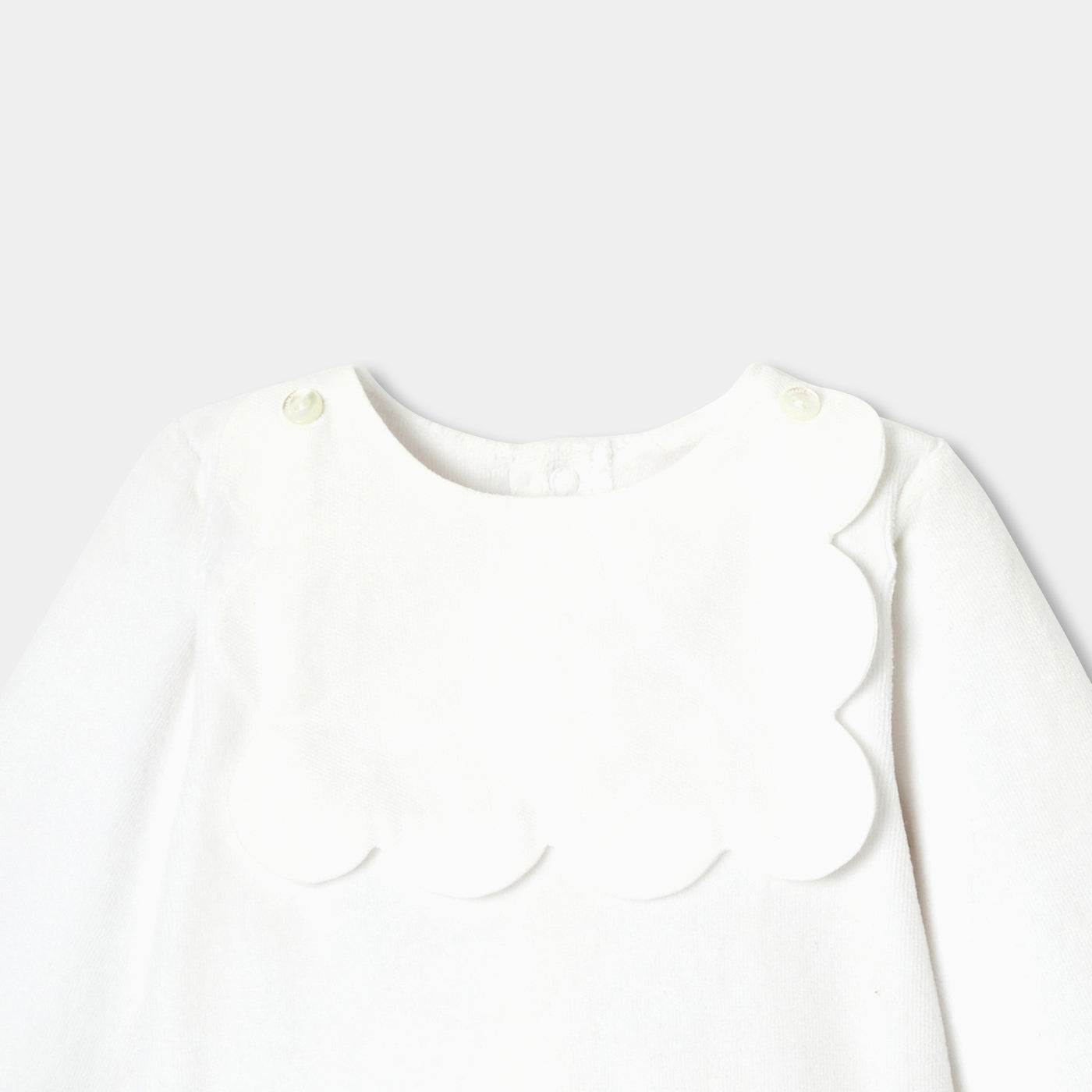 Baby girl velvet bouclette pyjamas