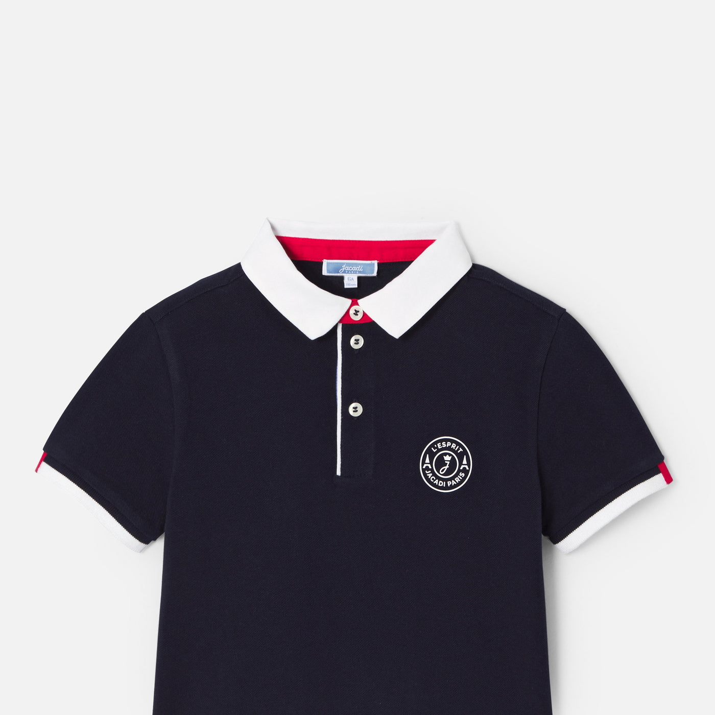 Boy short-sleeved polo shirt