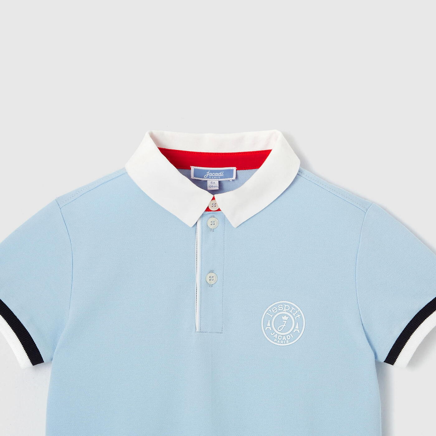 Boy short-sleeved polo shirt