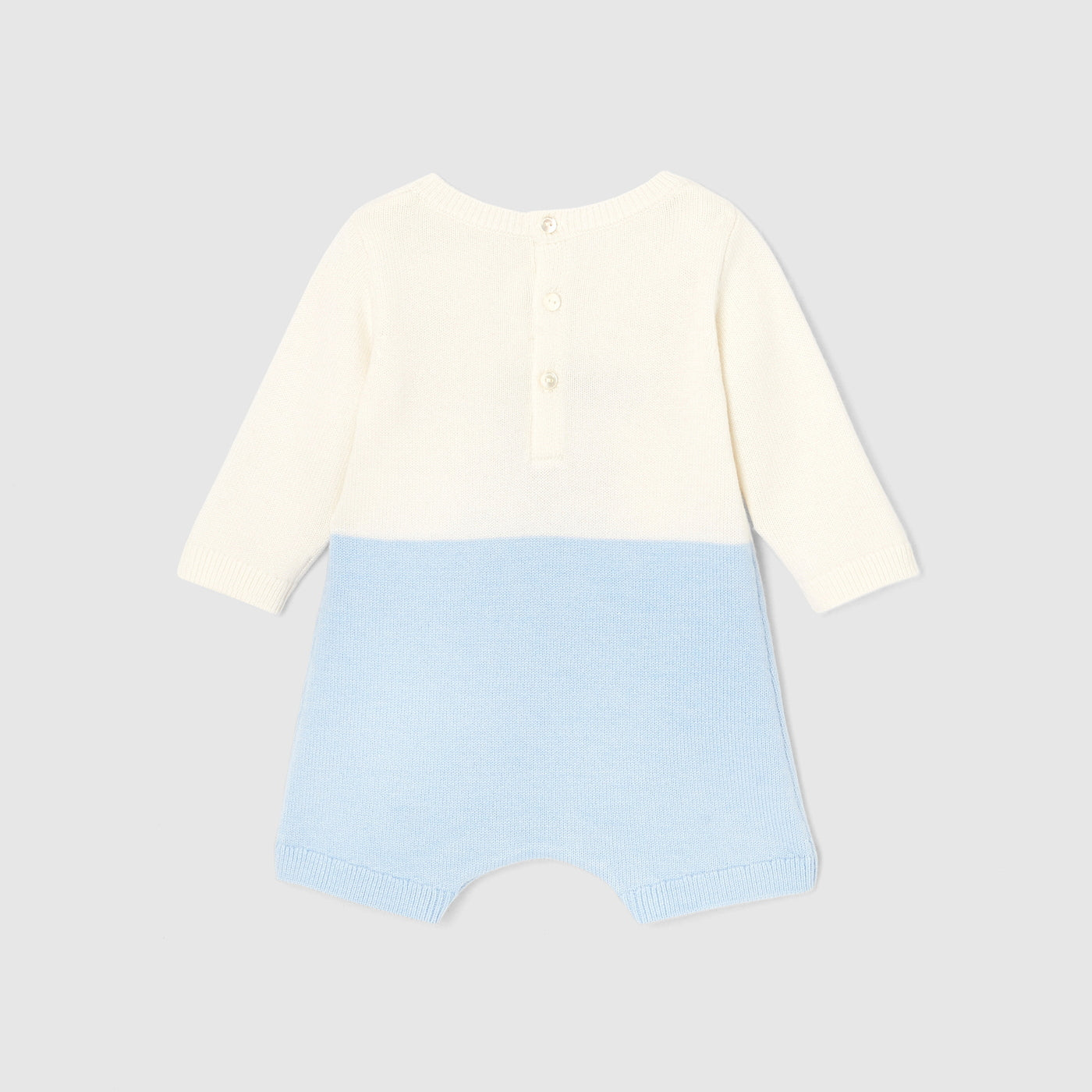 Baby boy cropped onesie