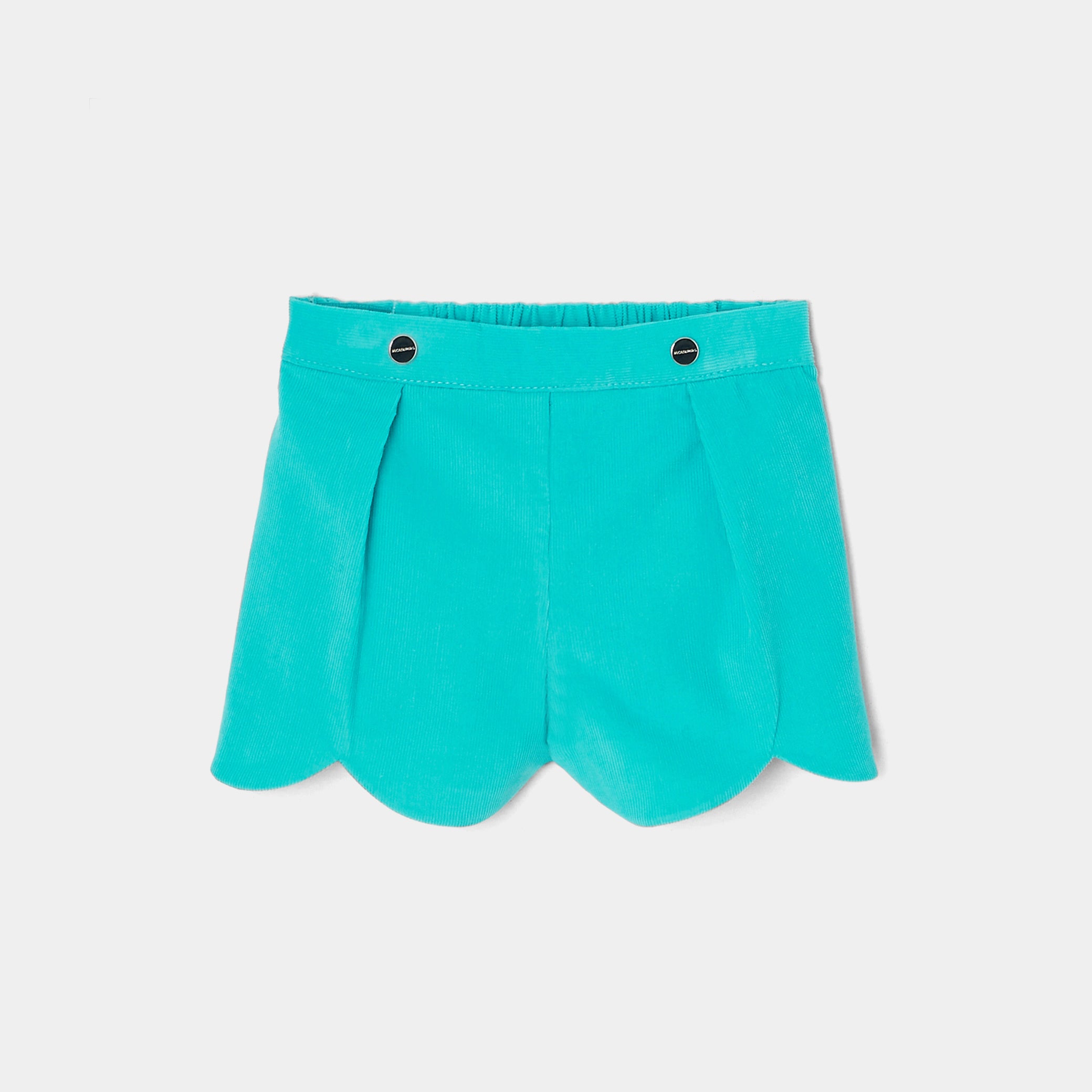 Baby girl velour shorts