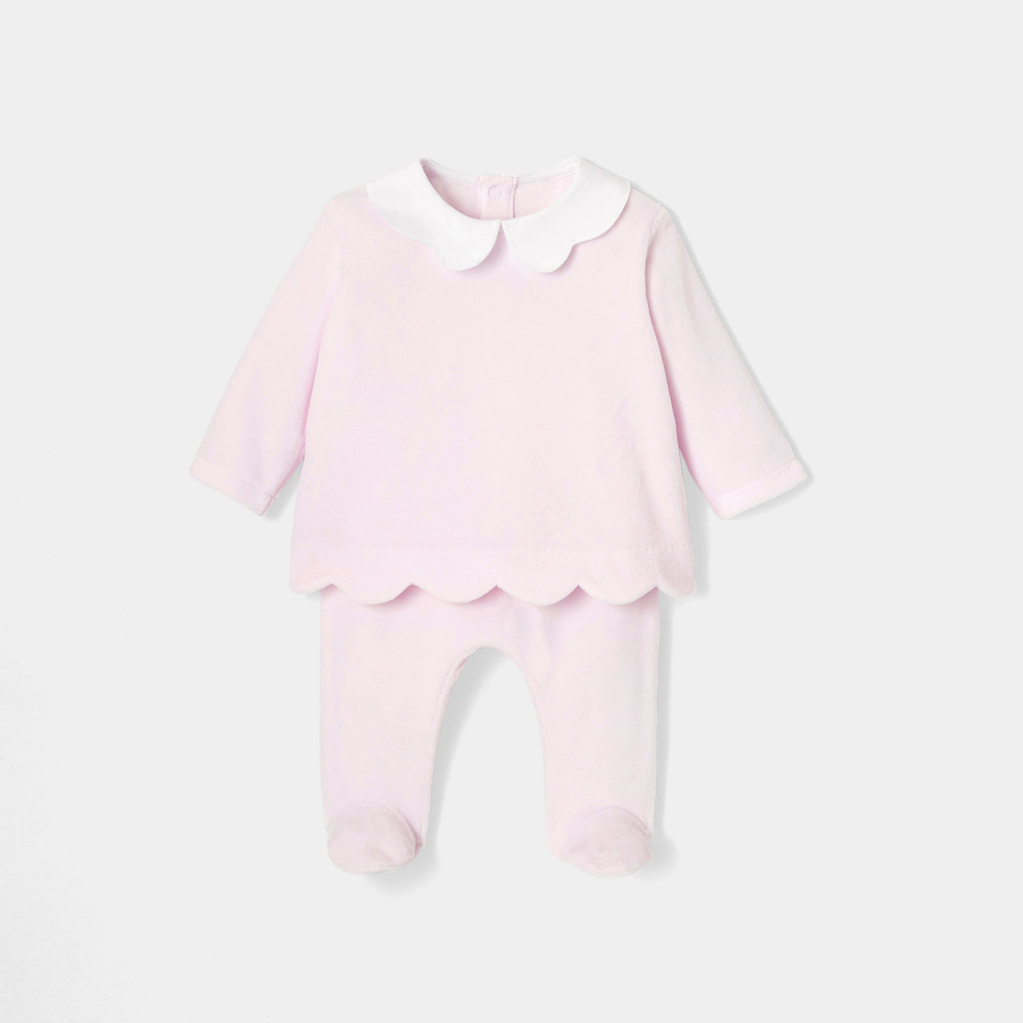 Baby girl velvet set