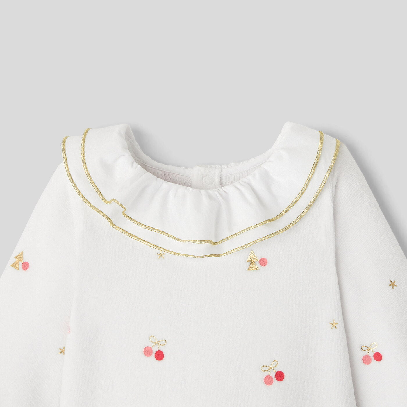 Baby girl velour pyjamas