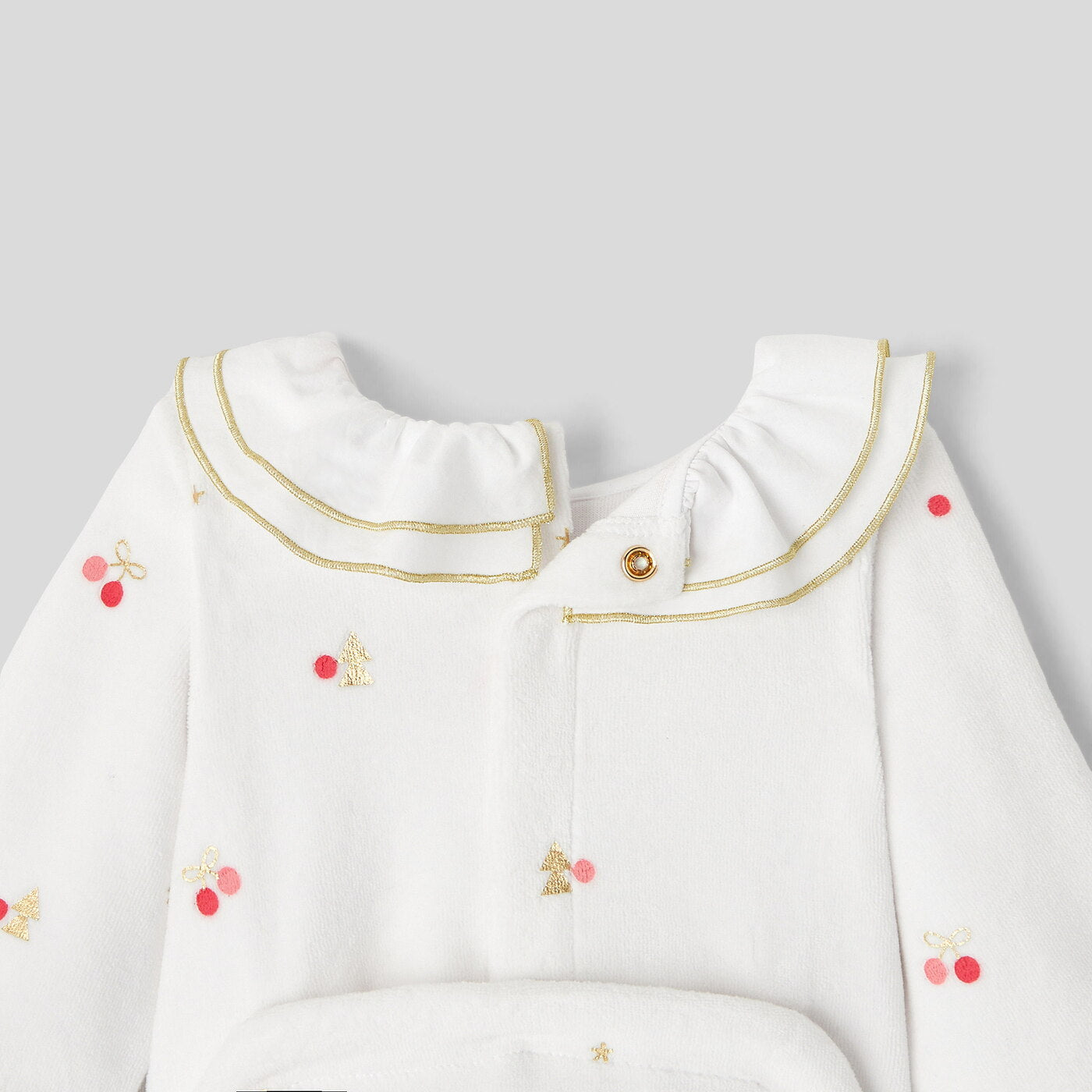 Baby girl velour pyjamas