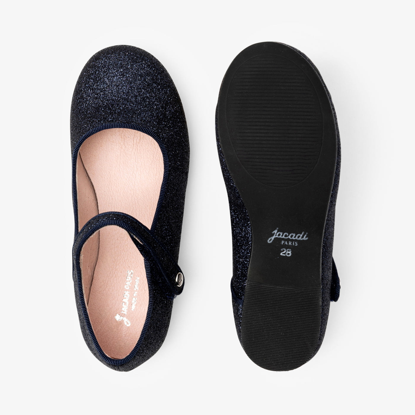 Girl glittery Mary Janes