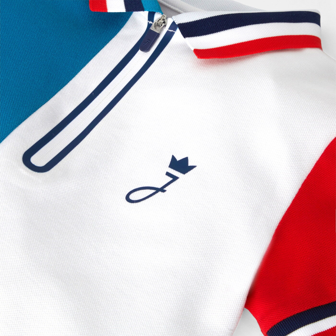 Boy colour block polo shirt