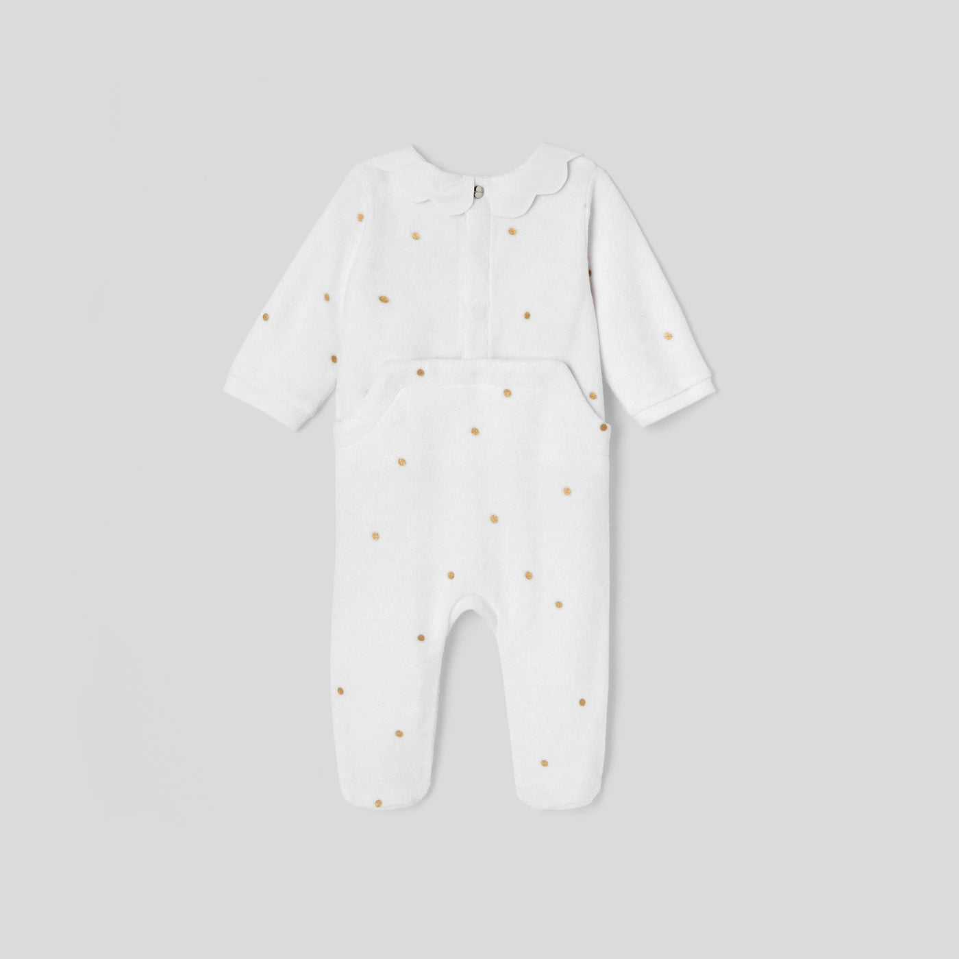 Baby girl velvet pyjamas
