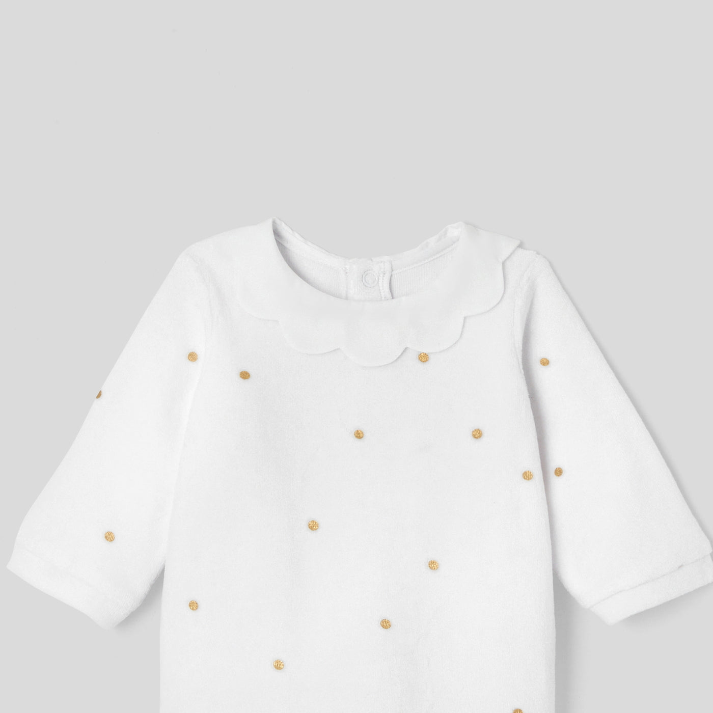 Baby girl velvet pyjamas