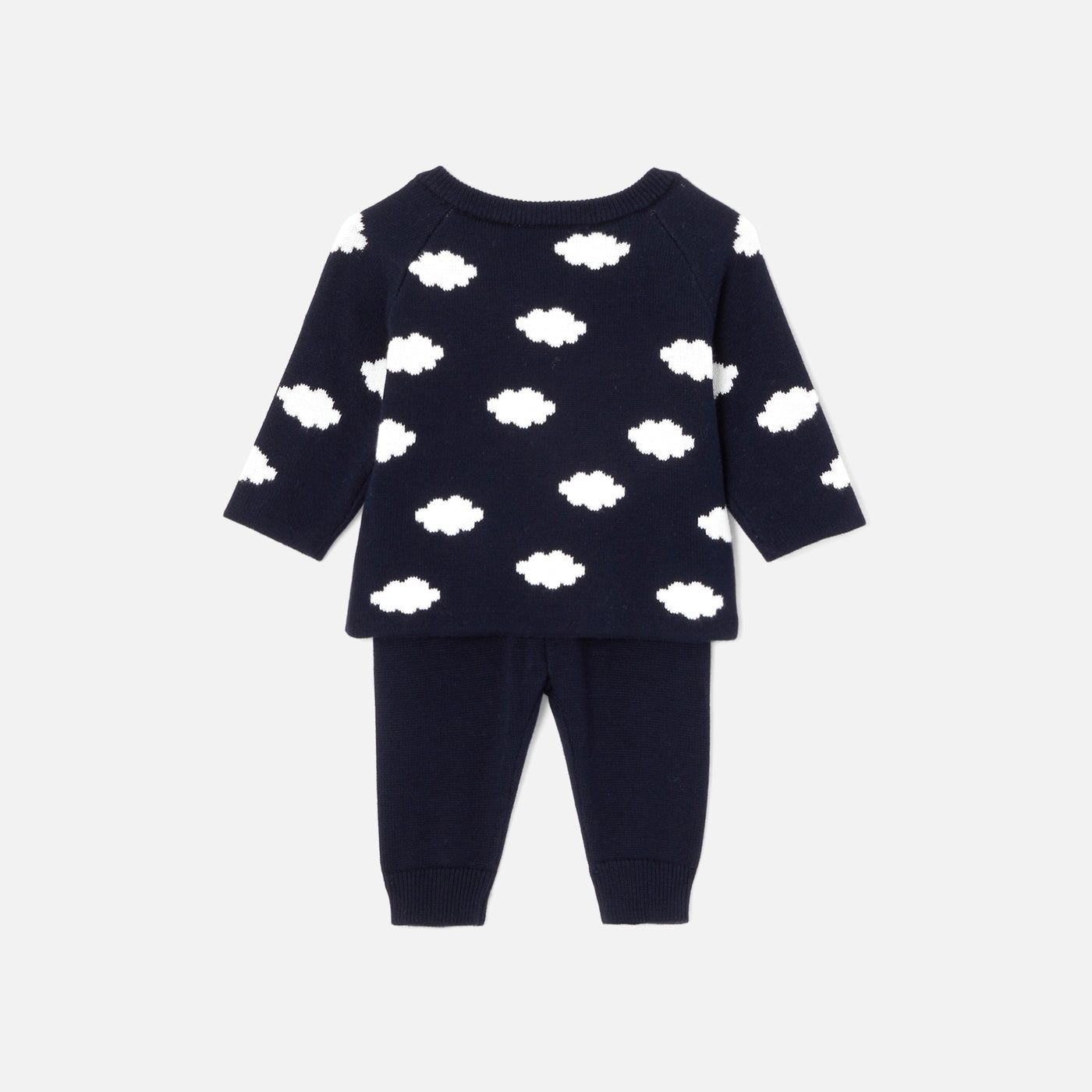 Baby set in jersey knit