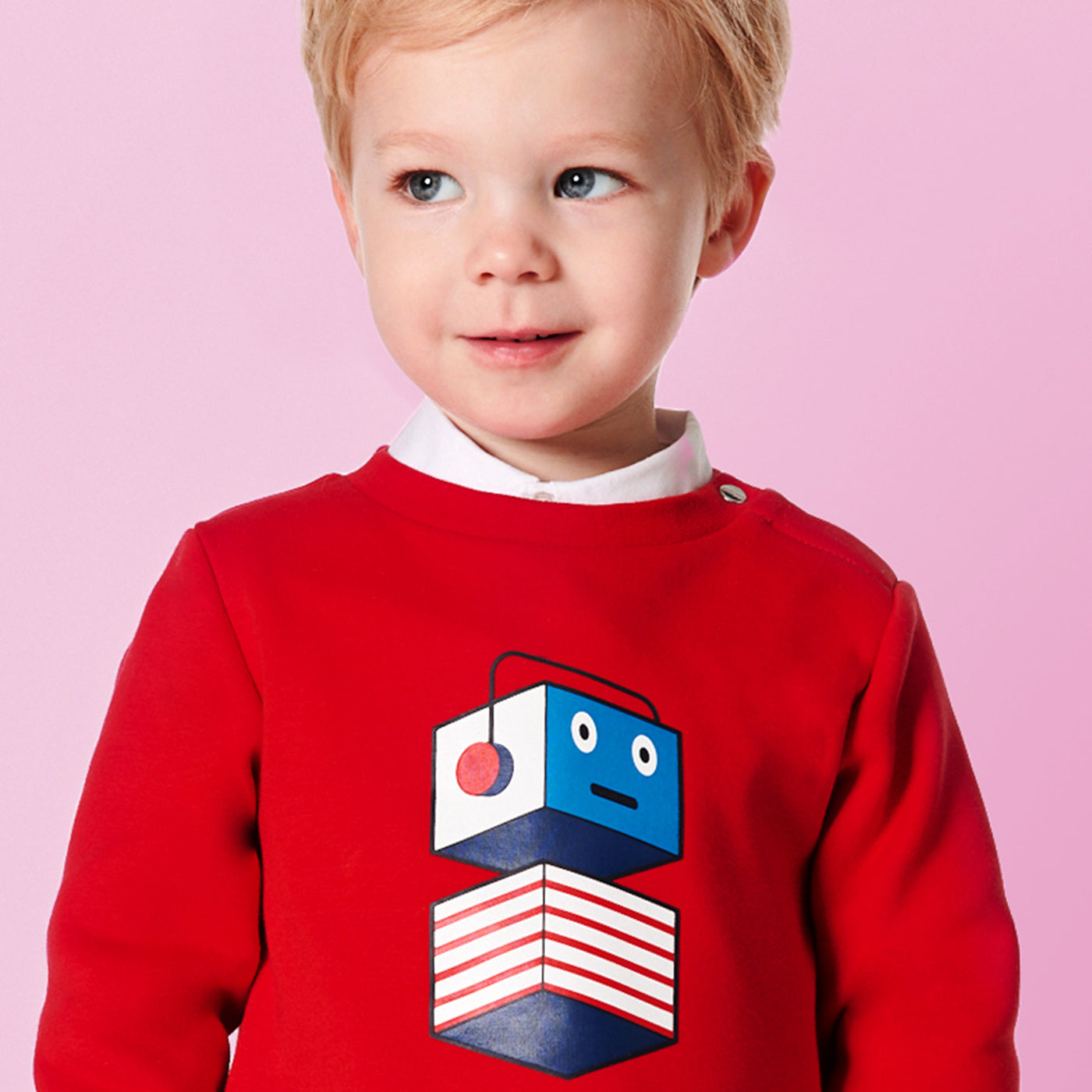 Baby boy fleece jumper