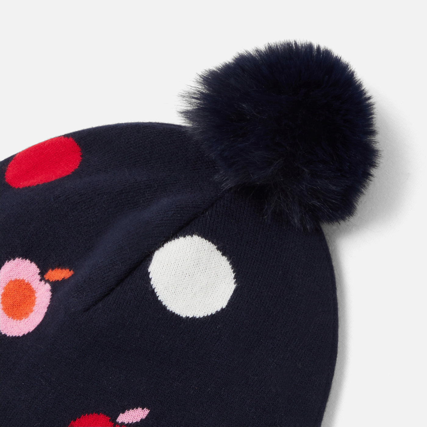 Girl beanie with microfleece lining