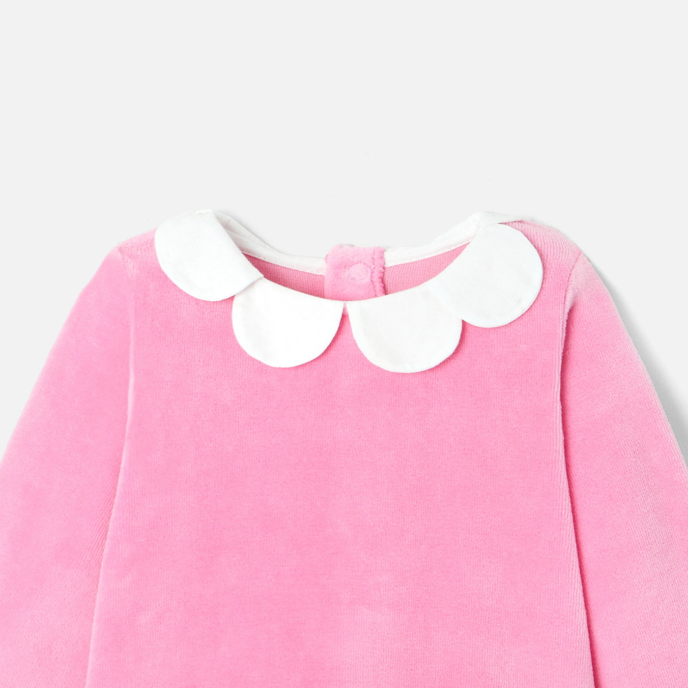 Baby girl velvet pyjamas