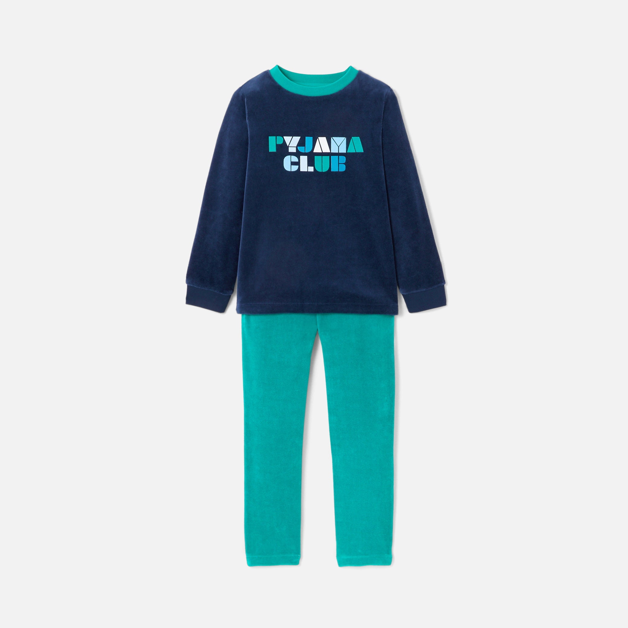 Boy velvet pyjamas