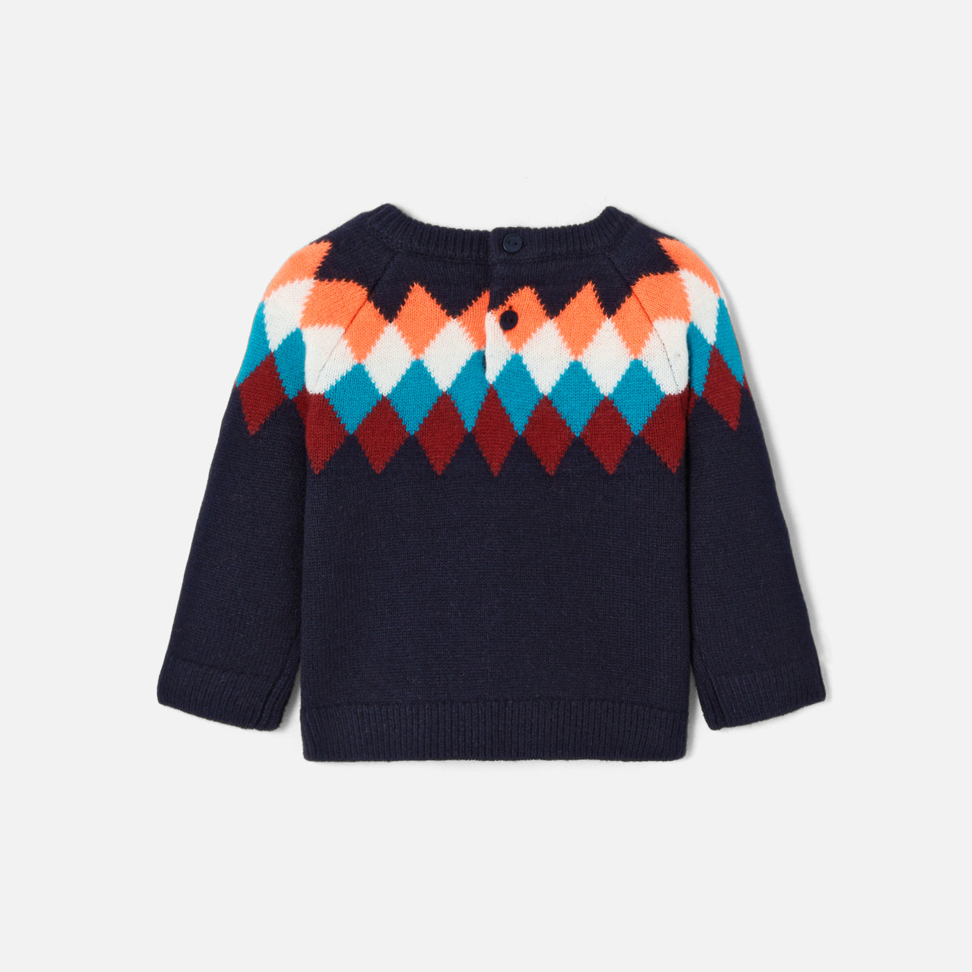 Baby boy jacquard jumper