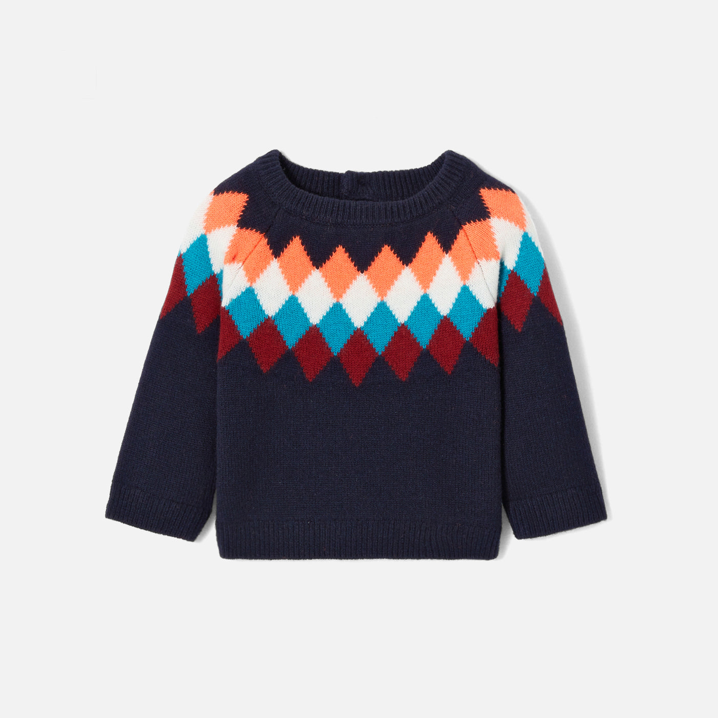 Baby boy jacquard jumper