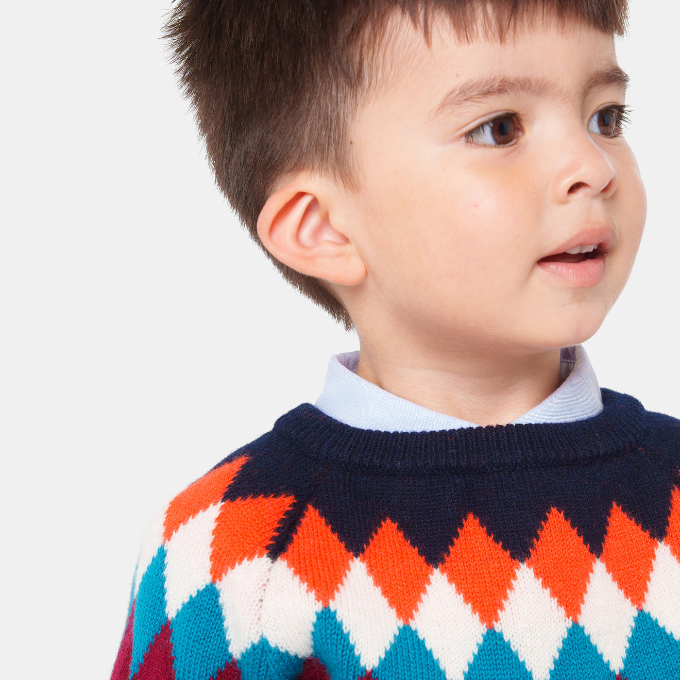 Baby boy jacquard jumper