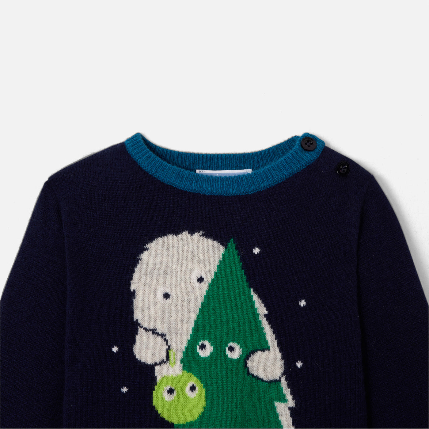 Baby boy cashmere Christmas jumper
