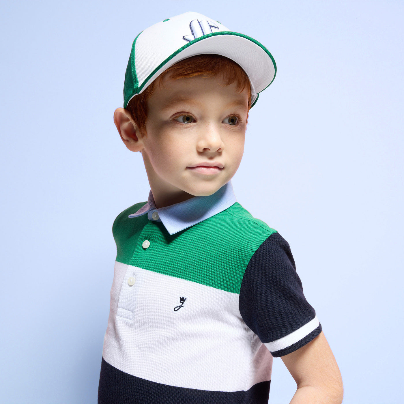 Boy short sleeves polo shirt