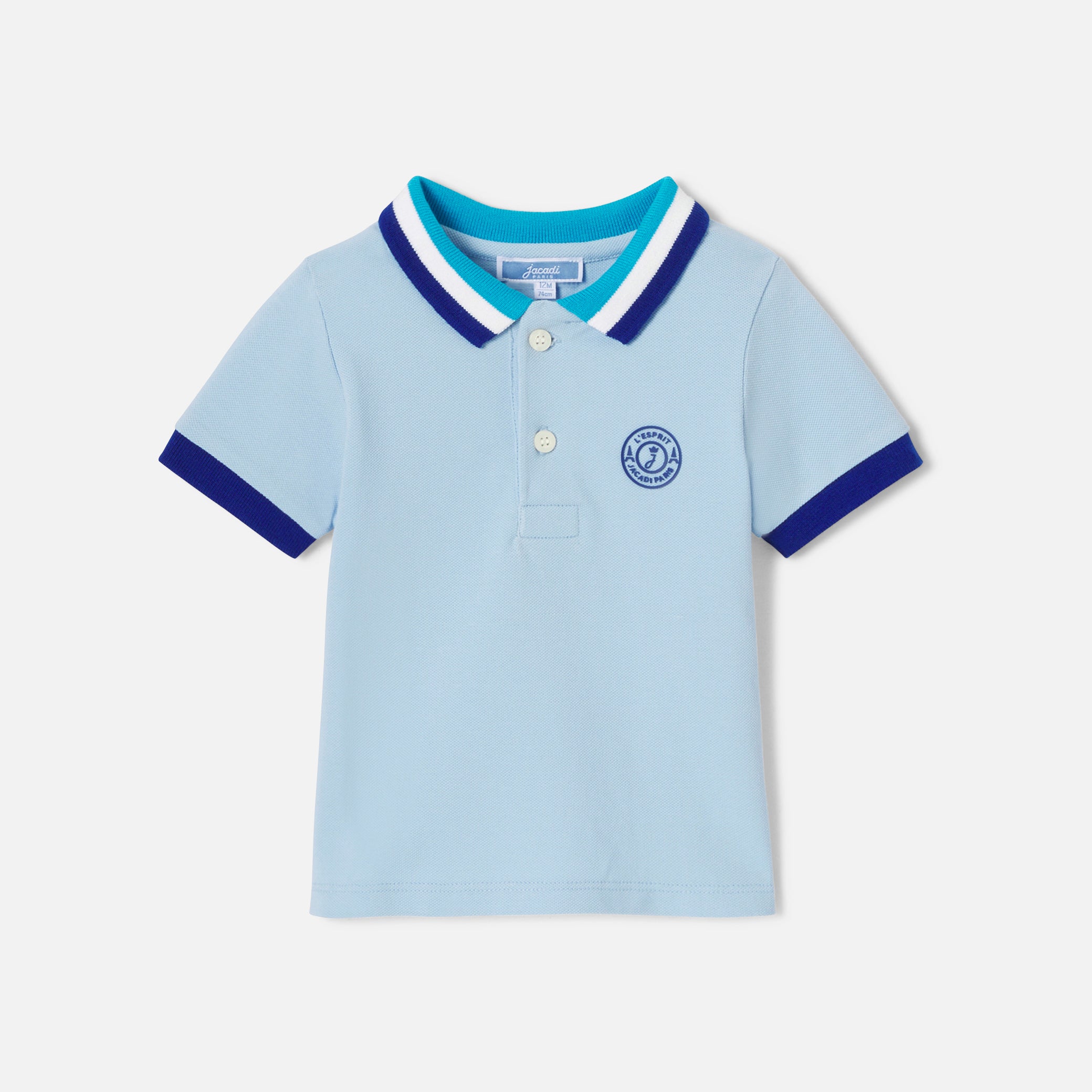 Baby boy short-sleeved polo shirt