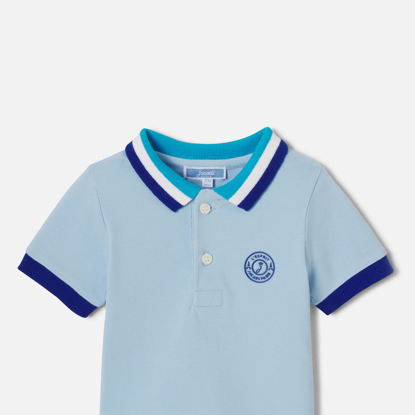 Baby boy short-sleeved polo shirt