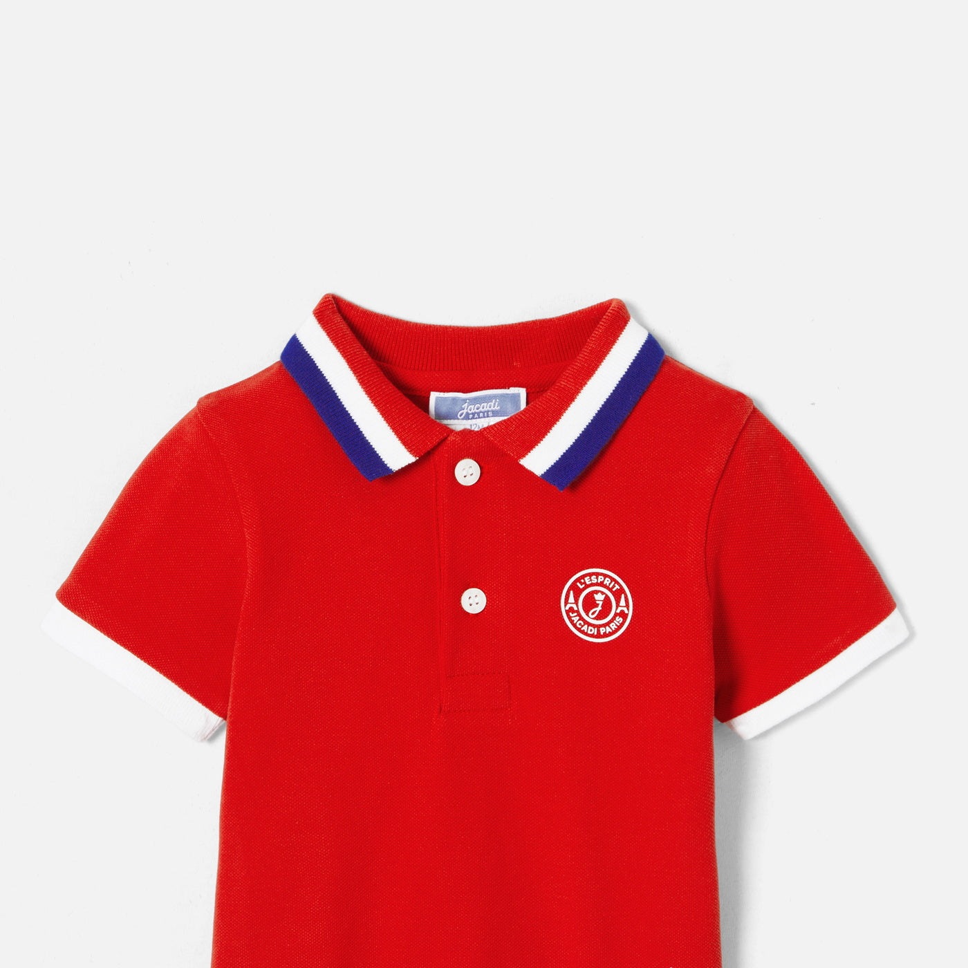 Baby boy short-sleeved polo shirt