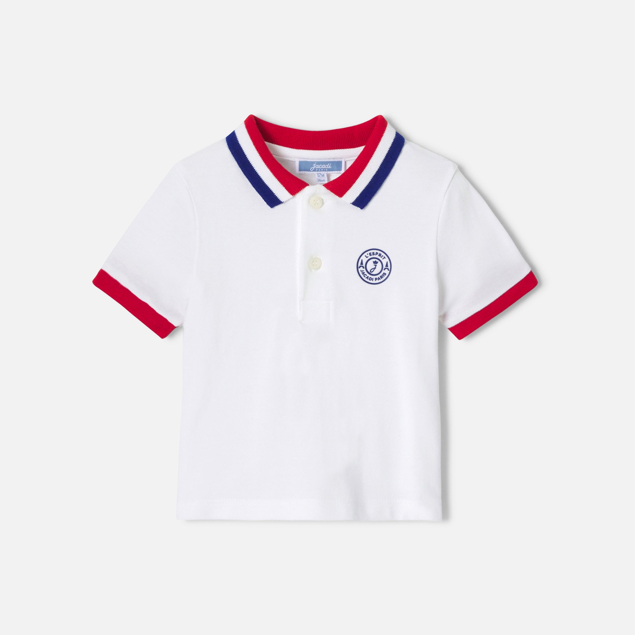 Baby boy short-sleeved polo shirt