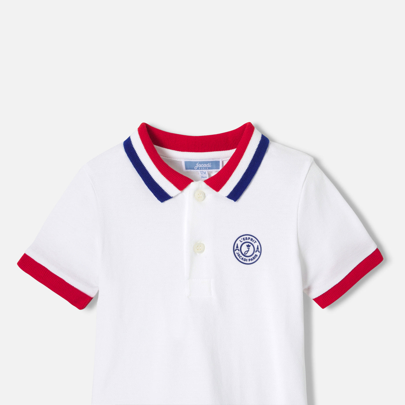 Baby boy short-sleeved polo shirt