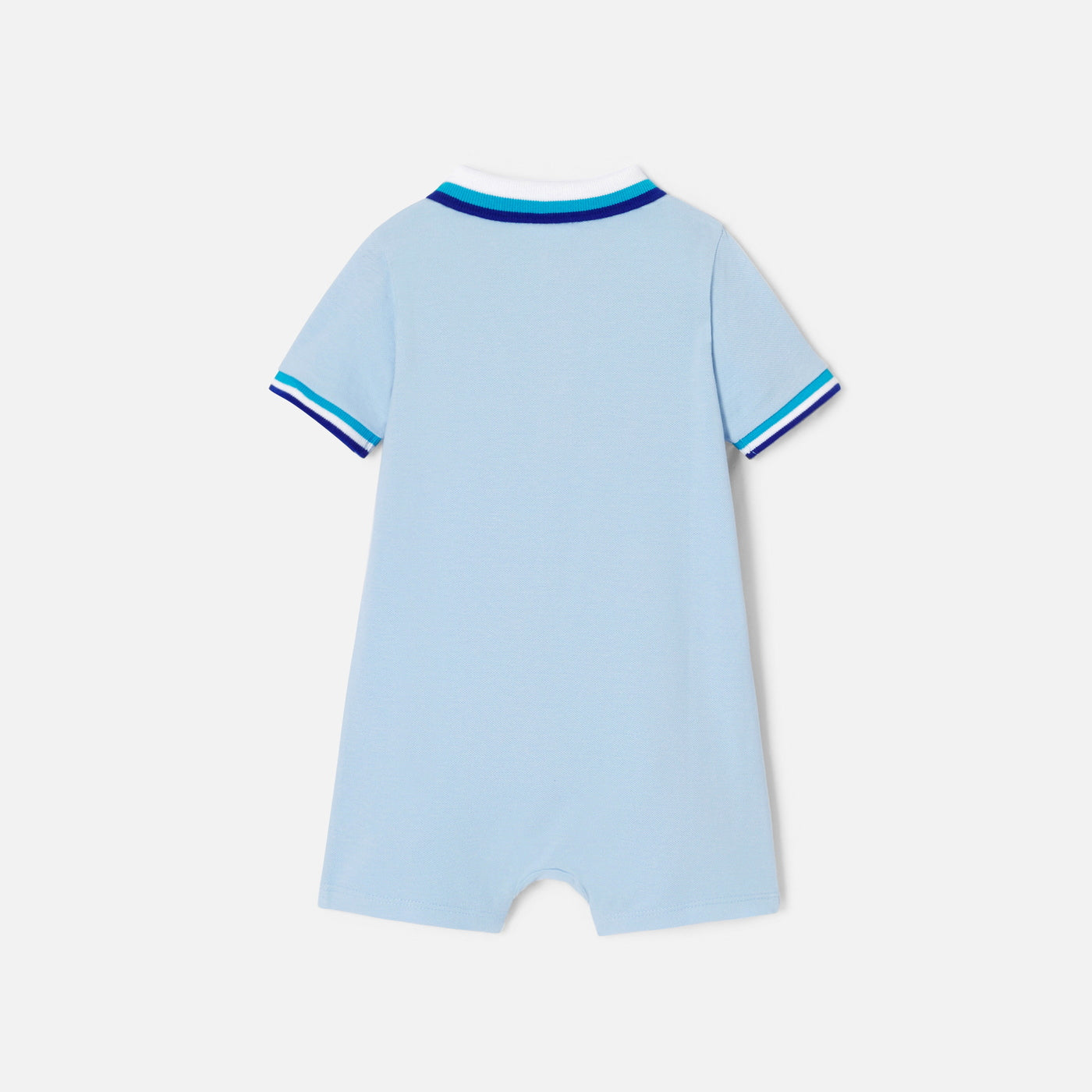 Baby boy polo romper