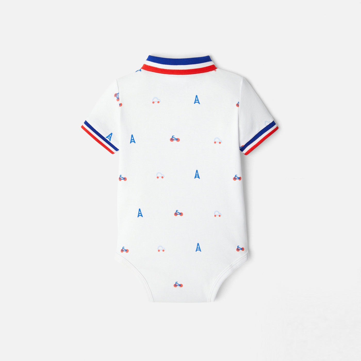 Baby boy polo bodysuit