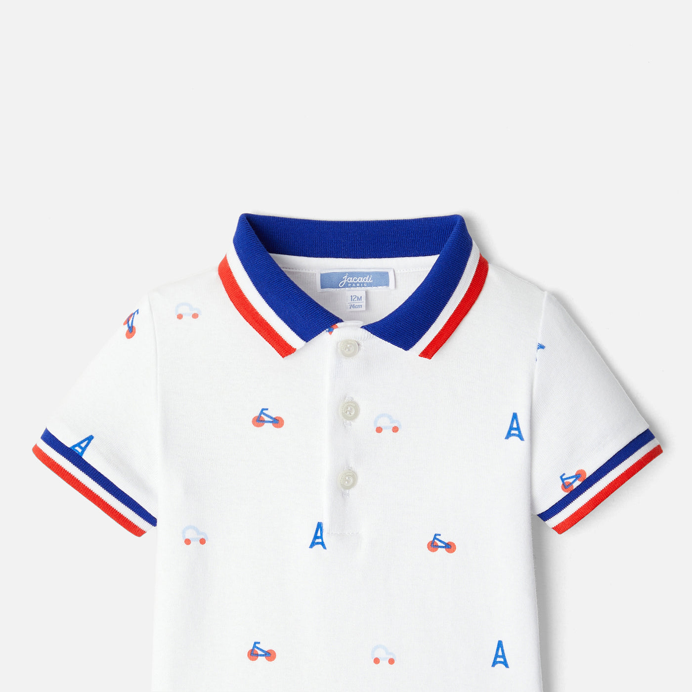 Baby boy polo bodysuit