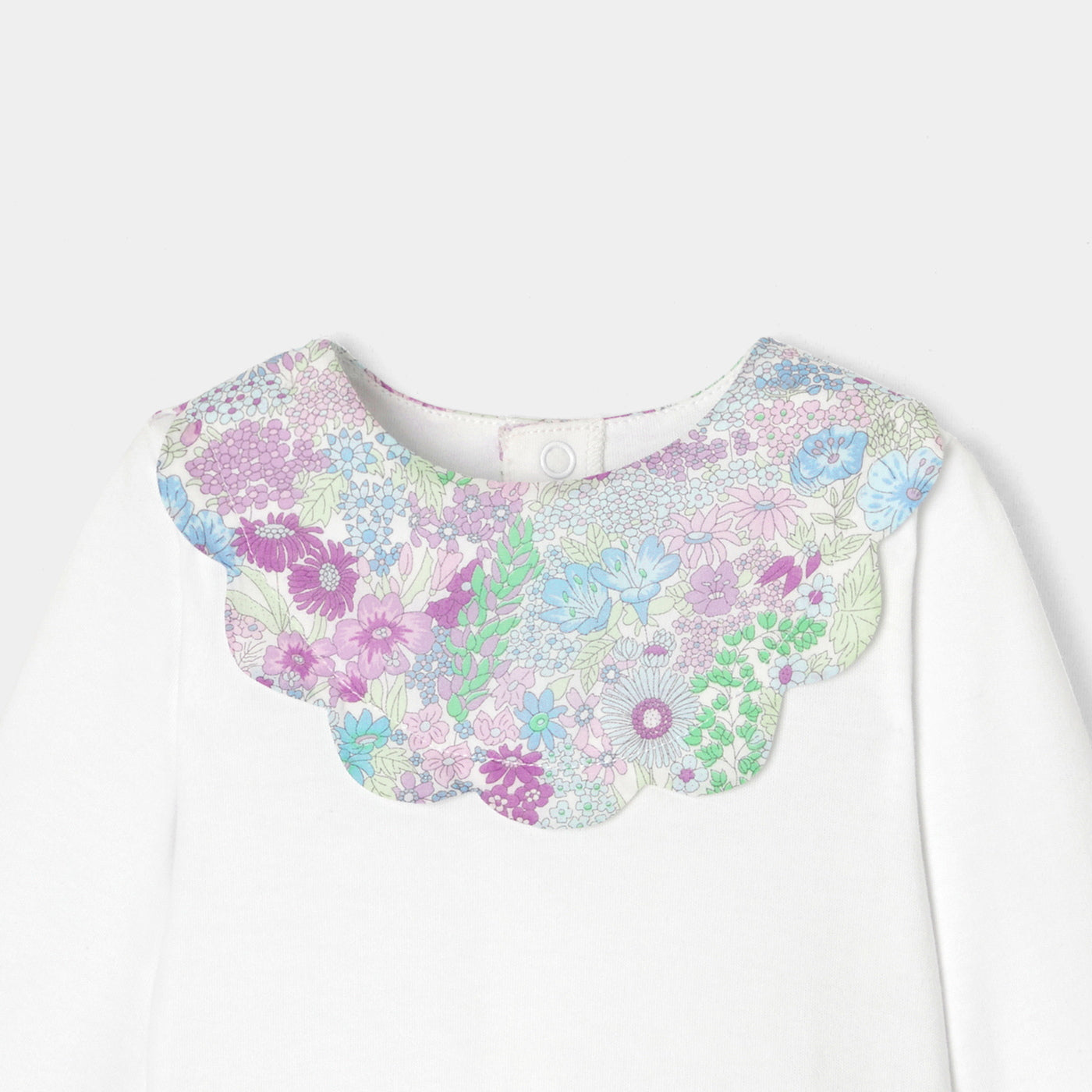 Baby girl pyjamas in interlock