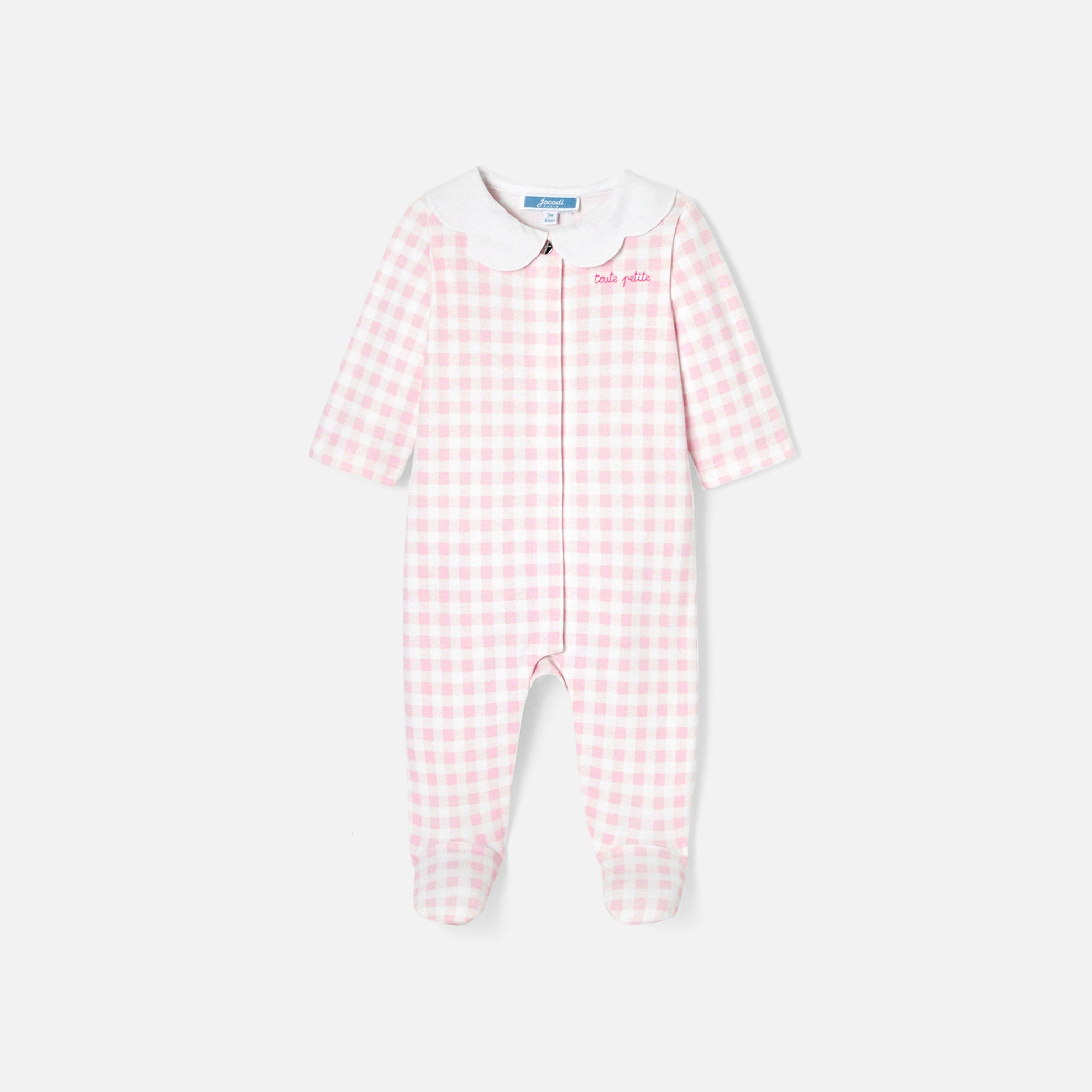 Baby girl gingham print pyjamas