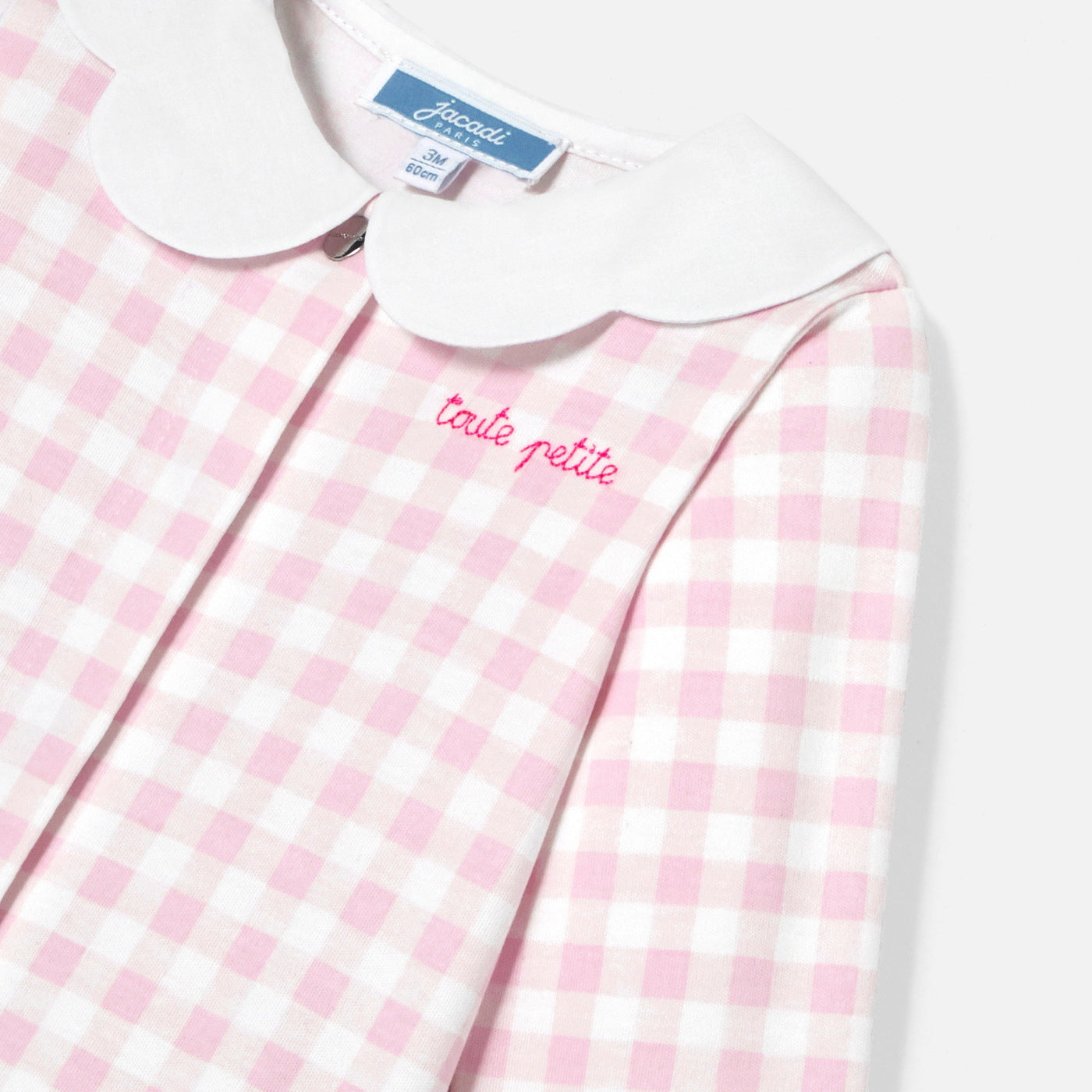 Baby girl gingham print pyjamas