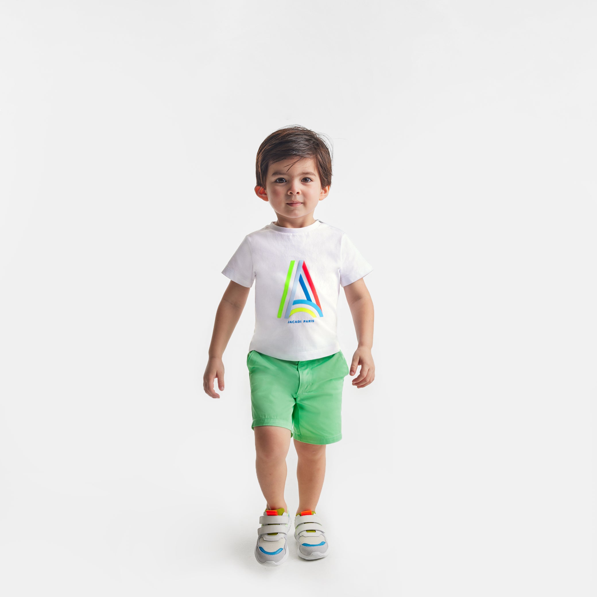 Baby boy shorts in twill