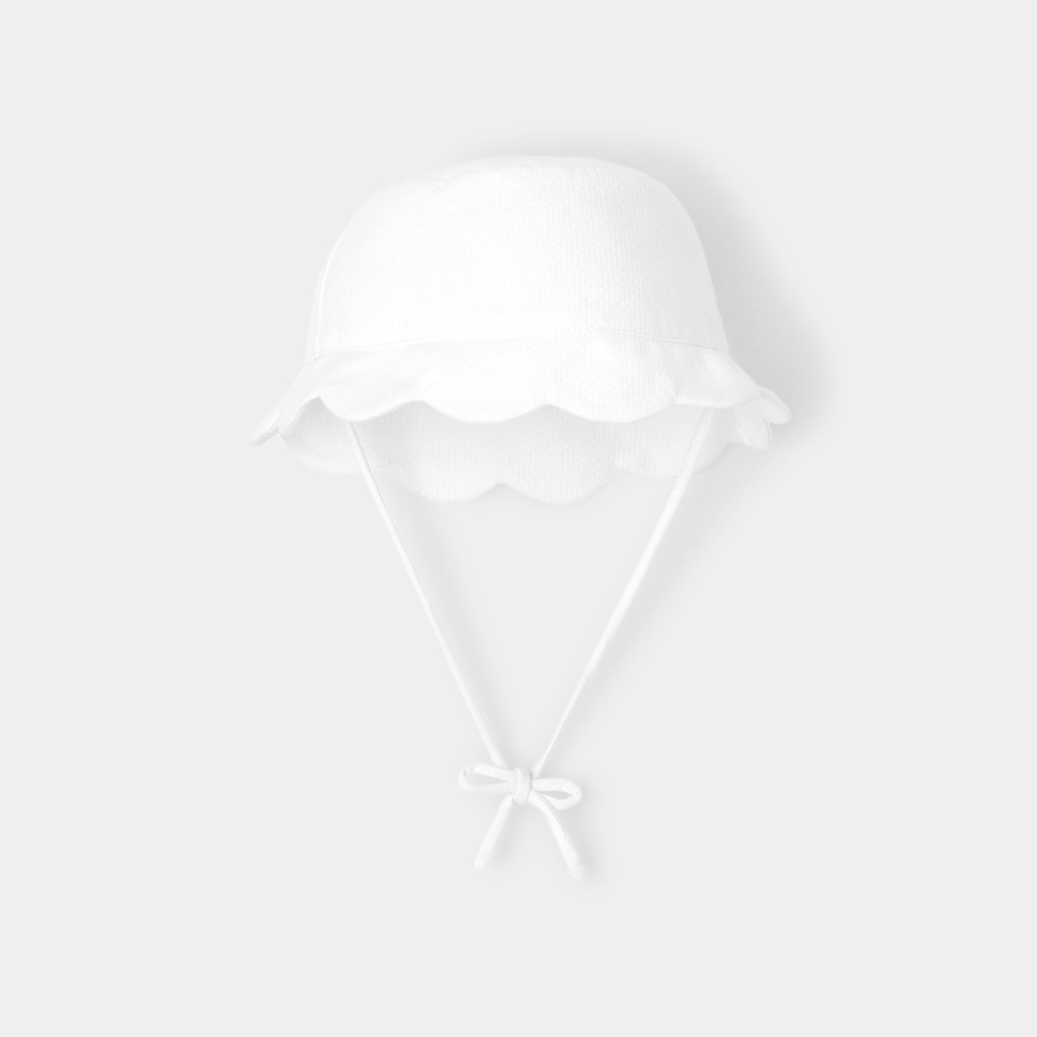 Baby girl bob in cotton piqué