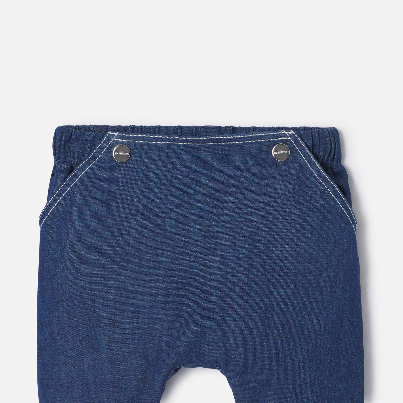 Baby boy jeans in lightweight canvas