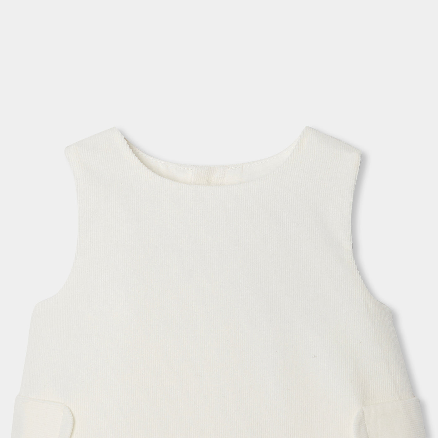 Baby girl velvet pinafore dress