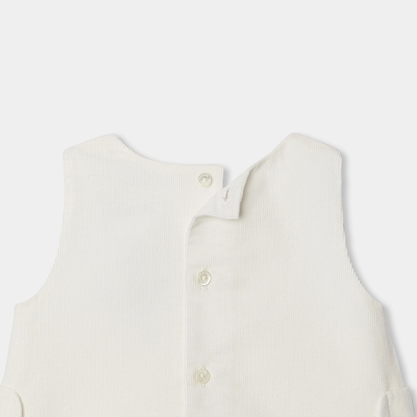 Baby girl velvet pinafore dress