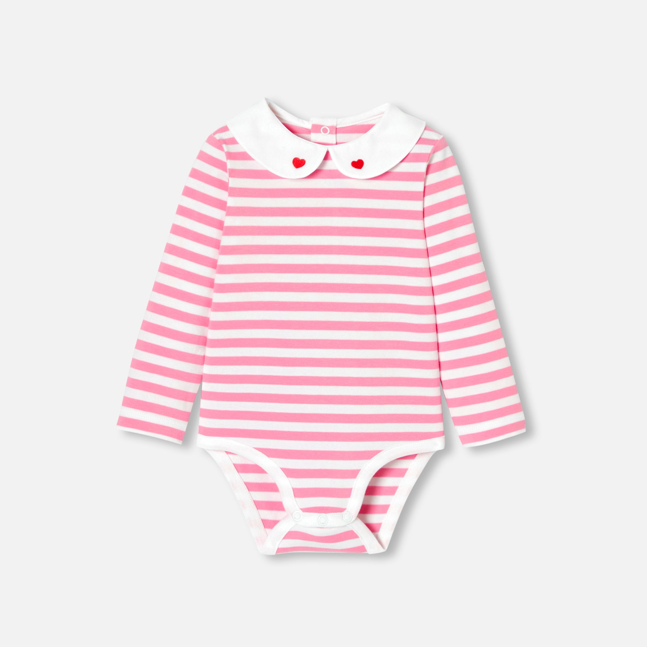 Baby girl long-sleeved bodysuit
