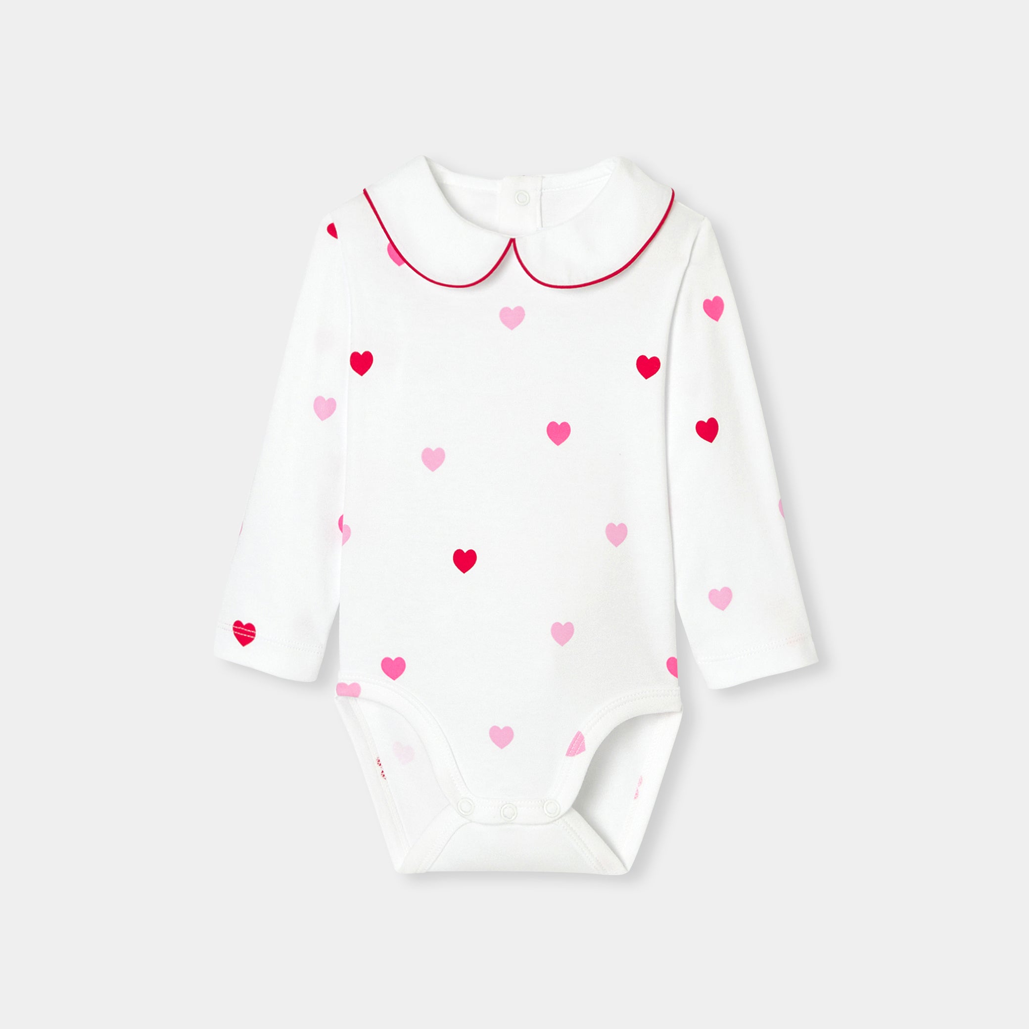 Baby girl long-sleeved bodysuit