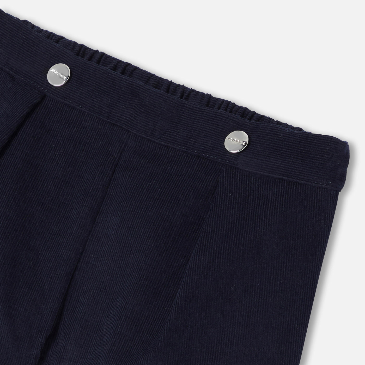 Baby girl shorts in velvet