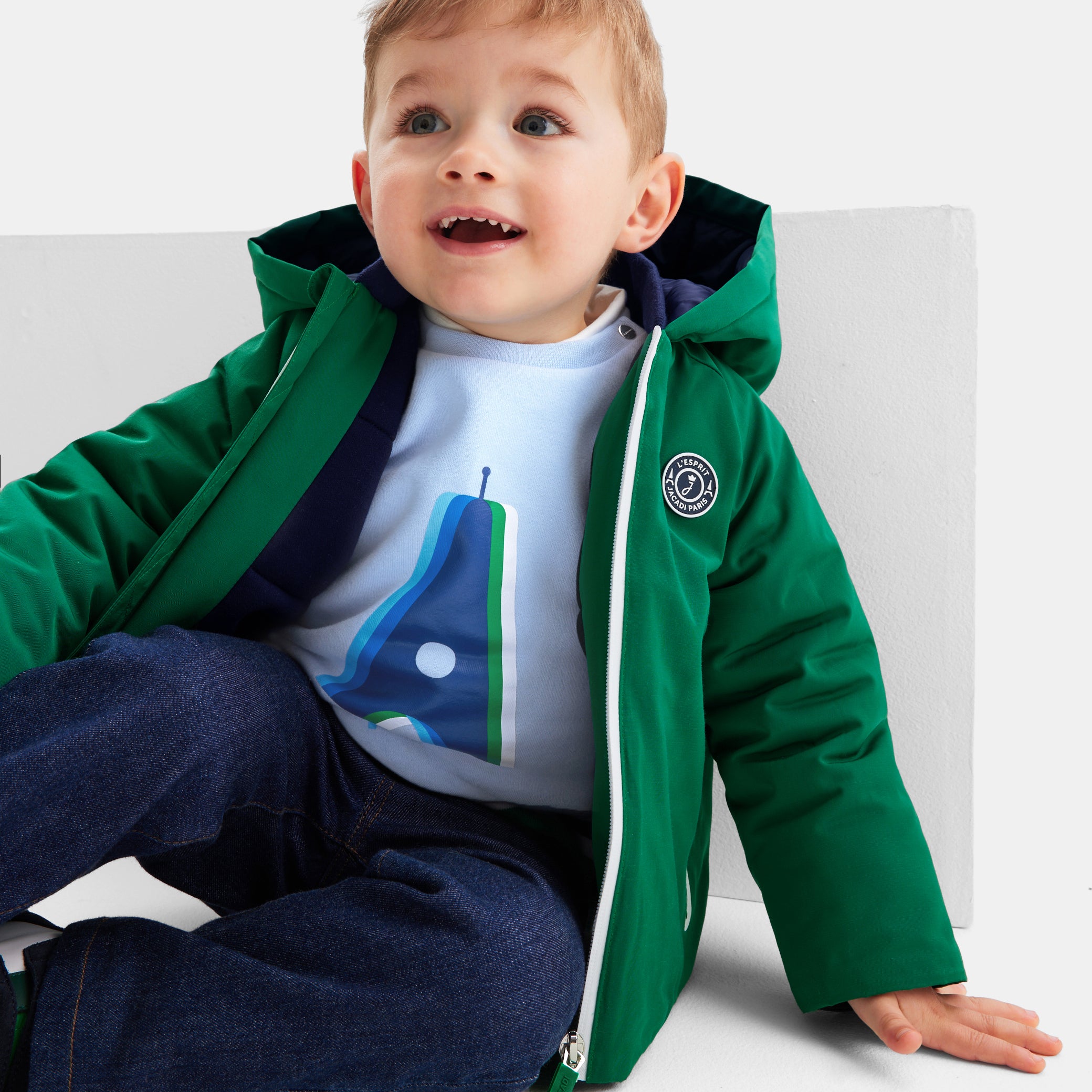 Baby boy fleece sweatshirt