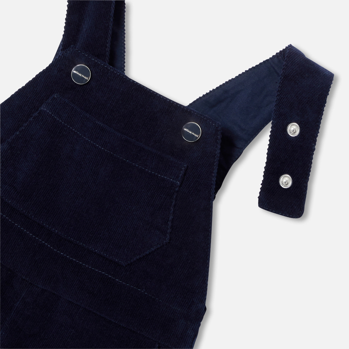 Baby boy velour overalls